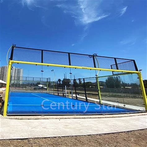 2024 120120mm Galvanized Tube Padel Court Panoramic Paddle Court