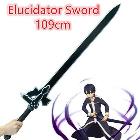 109cm Big Sao Asuna Weapon Kirigaya Kazuto Elucidator Dark Repulser 1 1