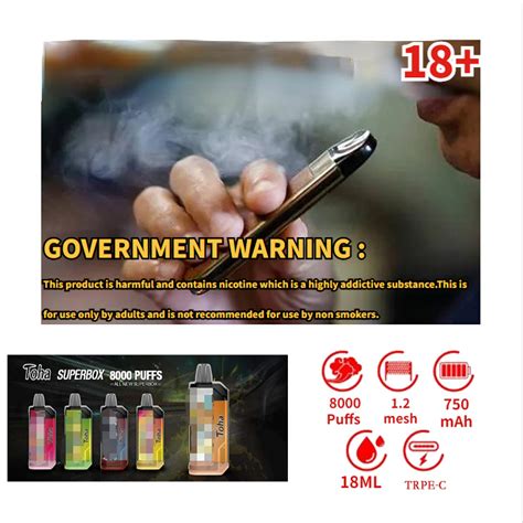 Toha Superbox Puffs Disposable Pod Vape Legit Portable