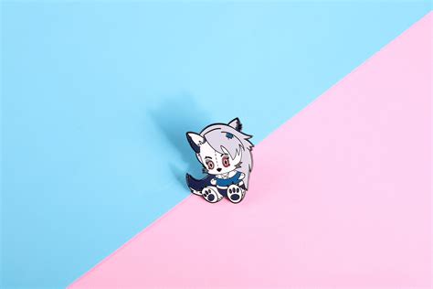 Helluva Boss Loona Plush Enamel Pin | 2 Inch Hard Enamel Pin – Splat