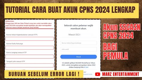 Buat Akun Cpns Sekarang Tutorial Cara Buat Akun Cpns Bagi Pemula