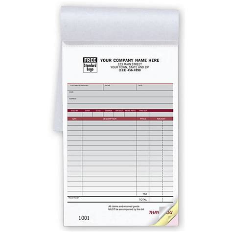 Personalized Business Receipt Books DesignsnPrint