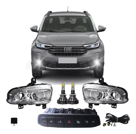 Kit Farol Neblina Strada Freedom Portas Led