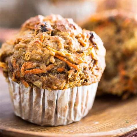 No Added Sugar Carrot Muffins • The Healthy Foodie