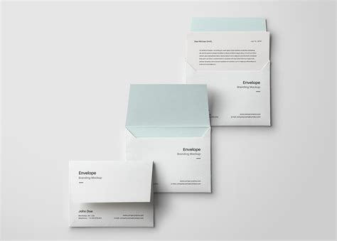 Set of Envelope Mockups - Mockup World