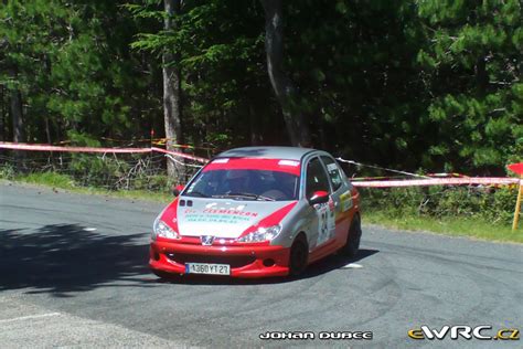 Clemençon Benjamin Fouret Jessica Peugeot 206 XS Rallye National