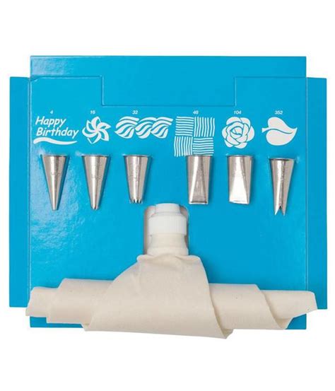 Ateco 8 Piece Cake Decorating Set Ares Kitchen And Baking Supplies