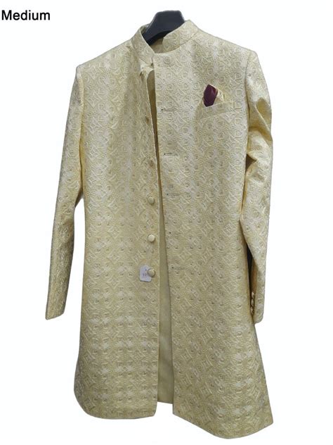 Cream Traditional Groom Wedding Sherwani At Rs 2200 Piece In Dewas Id