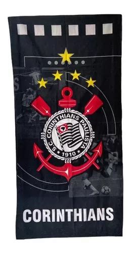 Toalha De Banho Time Corinthians Tim O Aveludada Algod O Mercadolivre