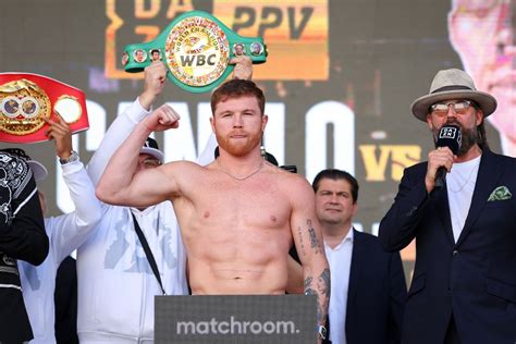 Canelo Álvarez Dio El Peso Para El Choque De Trilogía Contra Gennady