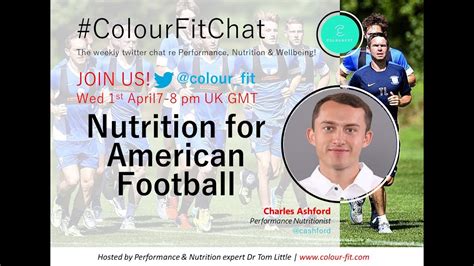 Nutrition For American Football With Charles Ashford Youtube