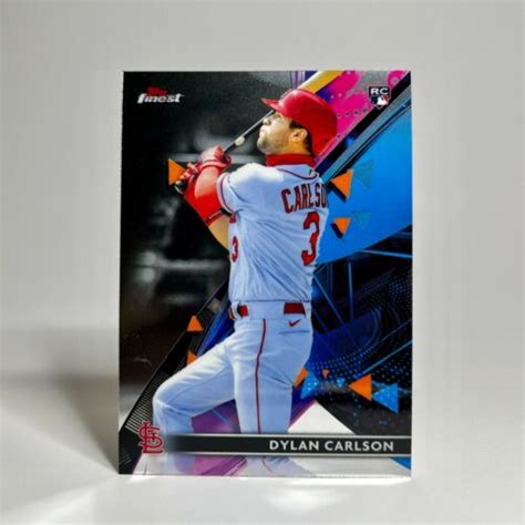 DYLAN CARLSON 2021 Topps Finest Rookie Card RC 42 Cardinals EBay