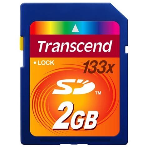 Best Buy Transcend 2 GB Secure Digital SD Card 1 Card TS2GSD133