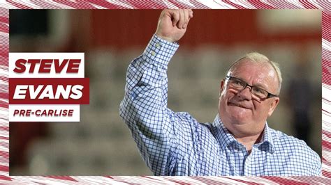 Steve Evans Looks Ahead To Carlisle Pre Match Interview Youtube