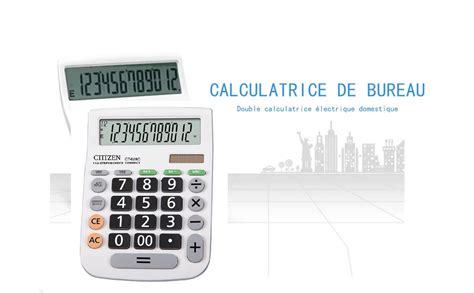 Calculatrices Grande Calculatrice Fonction Standard Calculateur De