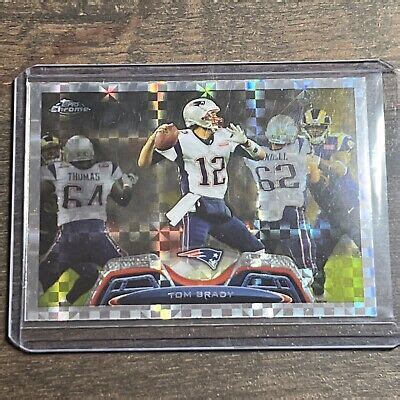 Tom Brady Topps Chrome X Fractor Refractor Sp Patriots Goat