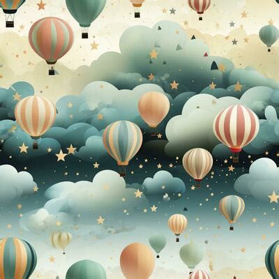 Hot Air Balloon Seamless Stock Photos Images And Backgrounds For Free