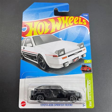 Hot Wheels Toyota AE Sprinter TRUENO Initial D Hachiroku Etsy Canada