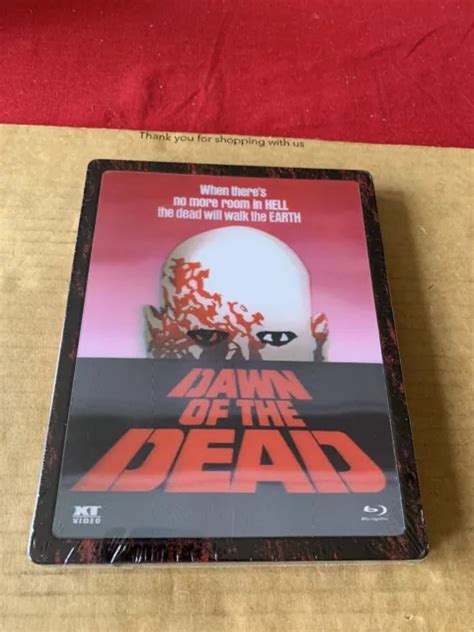 ZOMBIE DAWN OF THE DEAD ROMERO CUT Blu Ray Reg B Lentic Steelbook NEW