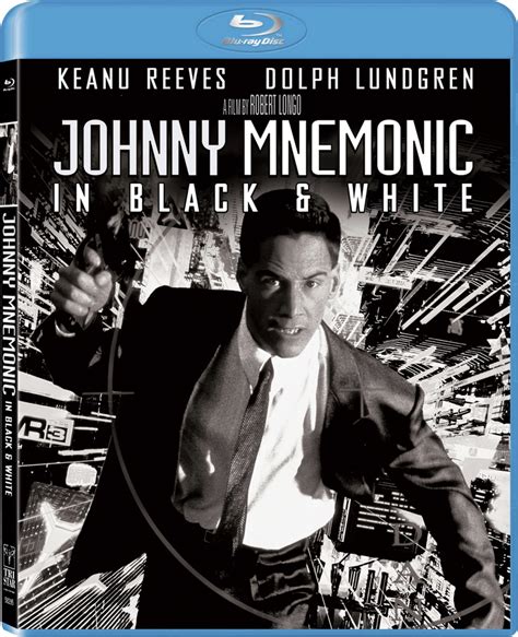 Johnny Mnemonic In Black And White Blu Ray