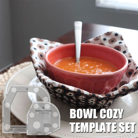 Bowl Cozy Template Cutting Ruler Set Pcs With Instructions