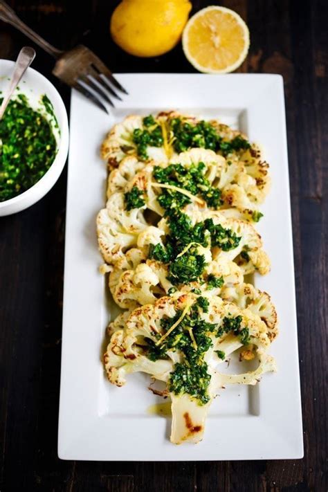 Roasted Cauliflower Steak Recipe Roasted Cauliflower Vegan Side Dishes Cauliflower Steaks