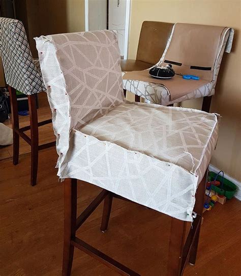 Diy Barstool Cover At Lisa Bean Blog