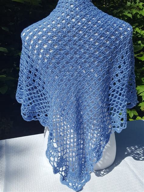 Wedding Shawl Bridal Wrap Summer Evening Wrap Lace Crochet Shawl Openwork Lace Shawl