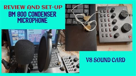 BM 800 Condenser Microphone V8 Sound Card Audacity Setup Review