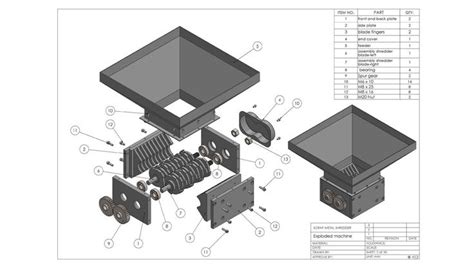 SOLIDWORKS TUTORIAL : SCRAP METAL SHREDDER PART 3/3 | Solidworks tutorial, Solidworks ...