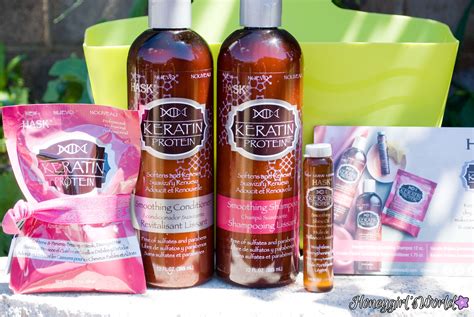 Hask Hair Products: Argan Oil and Keratin Protein - Honeygirlsworld ...