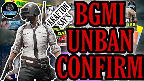 Bgmi Unban Date Announcement Shortly Krafton Announcement Youtube