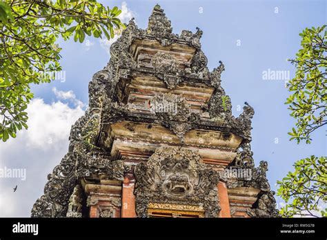 Pura Taman Kemuda Saraswati Temple In Ubud Bali Island Indonesia