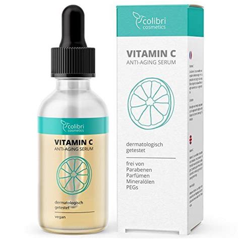 Vitamin C Serum Hochdosiert Mit Hyalurons Ure Anti Aging