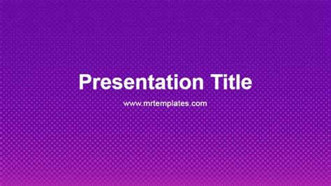 Purple PowerPoint Template - GraphicXtreme