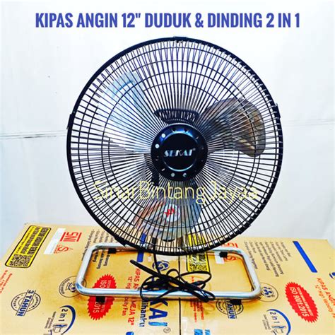 Jual SEKAI Kipas Angin 12inch Duduk Dinding 2in1 Hfn1210 High Velocity