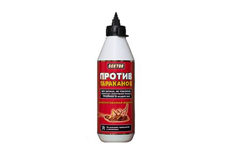 Эффективное средство от тараканов купить на сайте GEKTOR