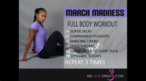 March Madness Full Body Workout Youtube