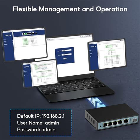 SODOLA 6 Port 2 5G Web Managed Switch 1 10G SFP Slot 5 X 2 5G Base T