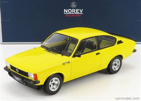 NOREV 183655 Echelle 1 18 OPEL KADETT GT E WITH ATS WHEELS 1977 YELLOW