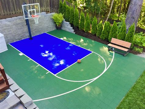 Diy Backyard Basketball Court Dimensions : DIY Pallet Basketball Court ...