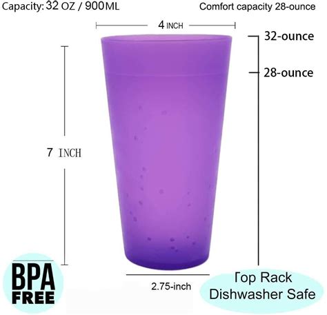 32 Ounce Plastic Tumblerslarge Drinking Glassesparty Cupsiced Tea