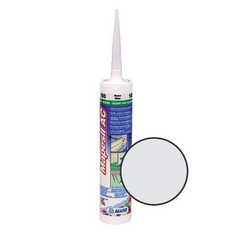 Mapesil AC 111 Silver Grey Silicone Sealant 310ml Per Unit Amazon Co