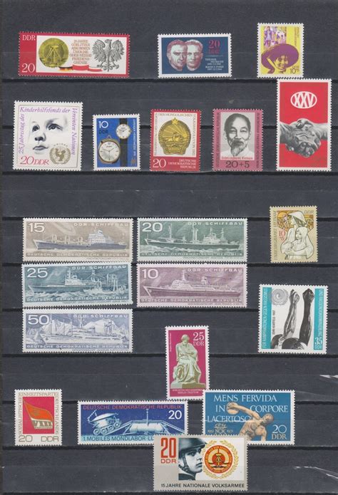 Allemagne Orientale S Lection De Timbres Neufs Europe Timbres