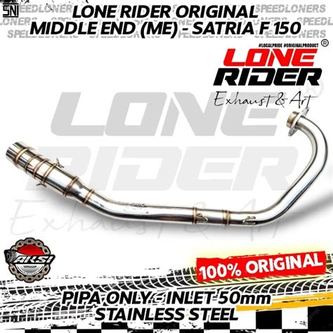 Jual Knalpot Lone Rider Original Satria Fu Pipa Racing Inlet Mm