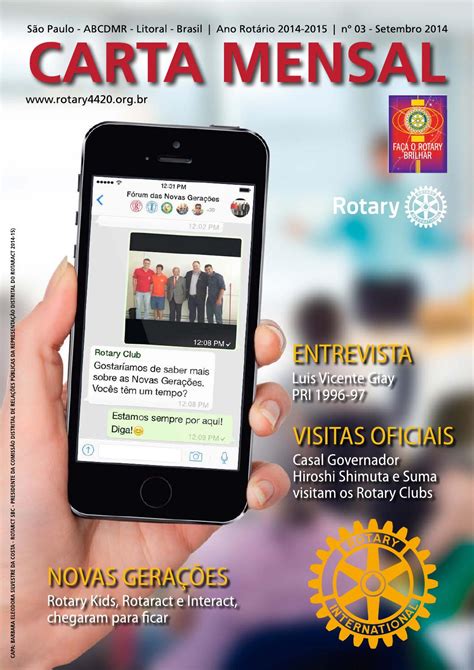 Carta Mensal By Rotary International Distrito Issuu