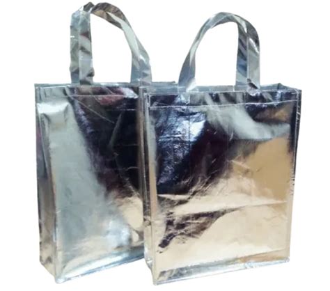 Silver Plain Bopp Laminated Loop Handle Bag Kg At Rs Kg In Balasore