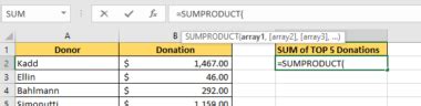 How To Find The Sum Of Largest N Numbers In Excel Sheetaki