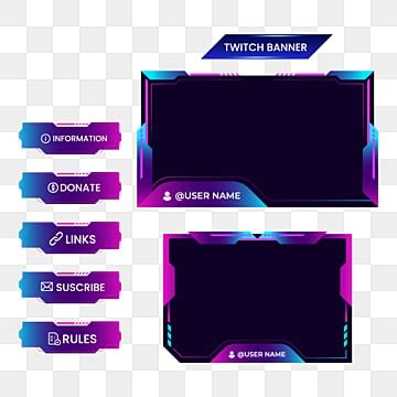 Twitch Banner PNG, Vector, PSD, and Clipart With Transparent Background for Free Download | Pngtree