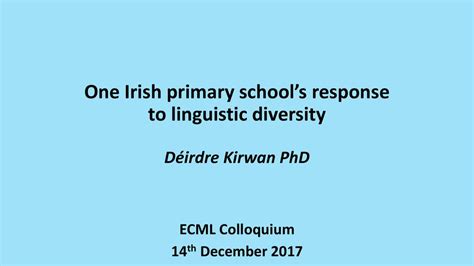 Ecml Colloquium 14th December Ppt Download